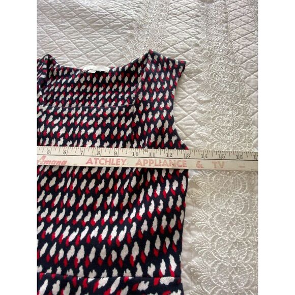 Eri + Ali Peplum Top Red, Blue White Knit Size XS - Picture 11 of 11